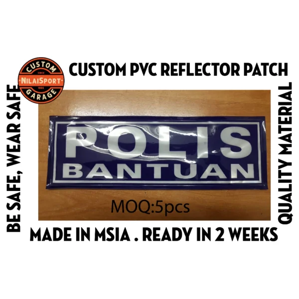 my-11134207-820l7-mohyopym407415 PVC Reflector Patch, Safety Vest Reflector Patch, Reflector Badge (Custom Made Order Welcome)