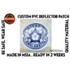 my-11134207-820l8-mohyopym6tcbb5 PVC Reflector Patch, Safety Vest Reflector Patch, Reflector Badge (Custom Made Order Welcome)