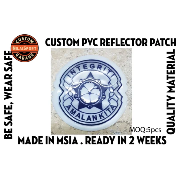 my-11134207-820l8-mohyopym6tcbb5 PVC Reflector Patch, Safety Vest Reflector Patch, Reflector Badge (Custom Made Order Welcome)